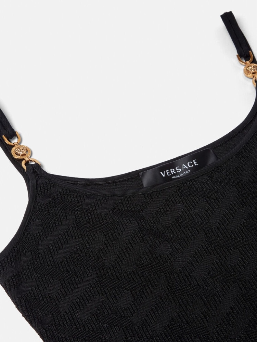 Versace Versace Medusa Plaque Cropped Knitted Top - Picture 5 of 7